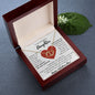 To My Beautiful Daughter - Happy Valentine's Day - Everlasting Love Necklace