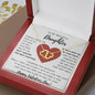 To My Beautiful Daughter - Happy Valentine's Day - Everlasting Love Necklace