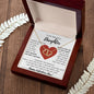 To My Beautiful Daughter - Happy Valentine's Day - Everlasting Love Necklace