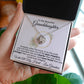 To My Beautiful Granddaughter - With All My Heart, Love Grandma - Love Knot Necklace
