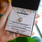 To My Lovely Granddaughter - Forever Find Love and Happiness - Love Knot Necklace