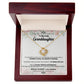 To My Lovely Granddaughter - Forever Find Love and Happiness - Love Knot Necklace