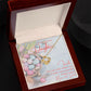 To Our Amazing Daughter - Happy Easter - Love Knot Necklace  - Love Mom & Dad