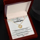 To My Lovely Granddaughter - Forever Find Love and Happiness - Love Knot Necklace