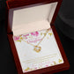 To Our Incredible Daughter - Happy Easter - Love Knot Necklace - Love Mom & Dad