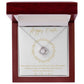 Love Knot Necklace - Happy Easter - Love Mom & Dad