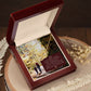 Mom, I can't imagine trying to navigate this world without your steady guidance - Interlocking Hearts Necklace