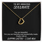 To My Amazing Soulmate - Happy Easter I Love You - Delicate Heart Necklace