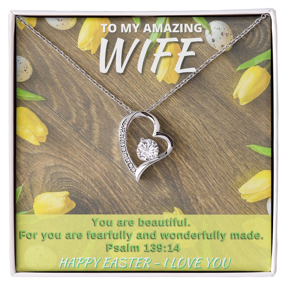 To My Amazing Wife - Happy Easter - Forever Love Necklace