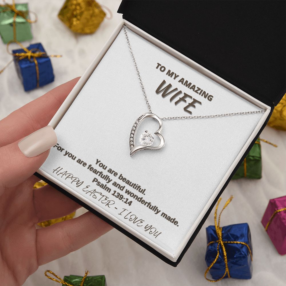 To My Amazing Wife - Happy Easter - Forever Love Necklace