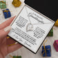 To My Beautiful Granddaughter - I Love You, Grandma - Forever Love Necklace