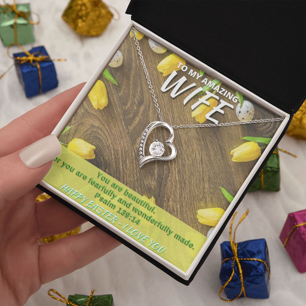 To My Amazing Wife - Happy Easter - Forever Love Necklace