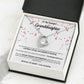To My Beautiful Granddaughter - I'm Always With You! - Forever Love Necklace