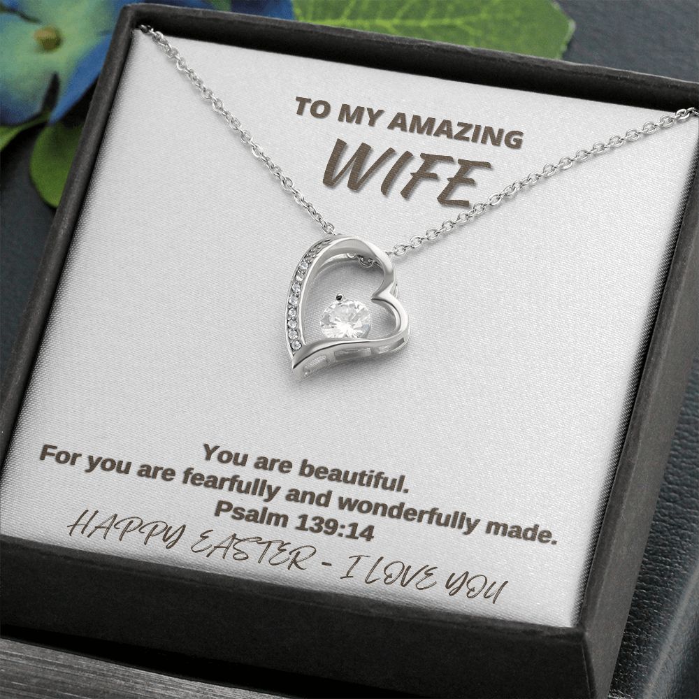 To My Amazing Wife - Happy Easter - Forever Love Necklace