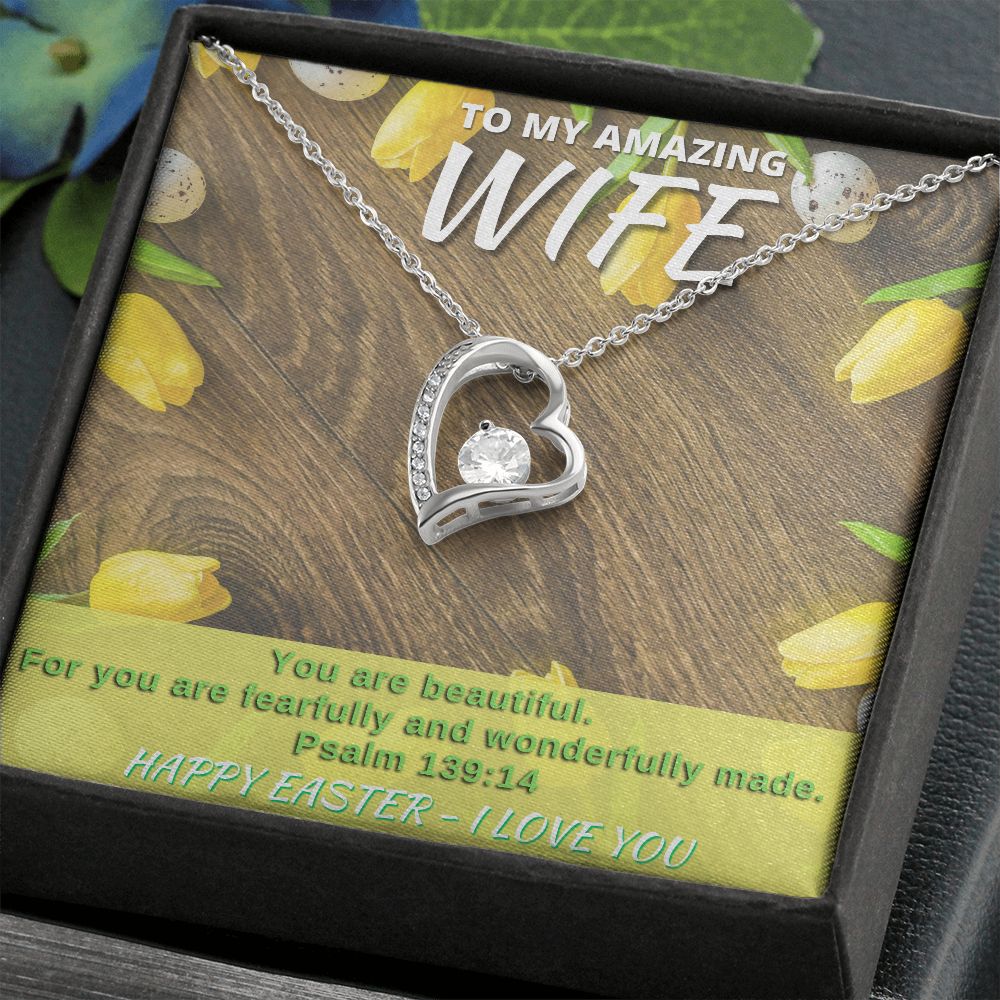 To My Amazing Wife - Happy Easter - Forever Love Necklace