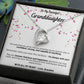 To My Beautiful Granddaughter - I'm Always With You! - Forever Love Necklace