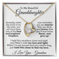 To My Beautiful Granddaughter - I Love You, Grandma - Forever Love Necklace
