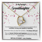 To My Beautiful Granddaughter - I'm Always With You! - Forever Love Necklace