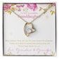 To Our Incredible Granddaughter - Forever Love Necklace - Happy Easter Love Grandma & Grandpa