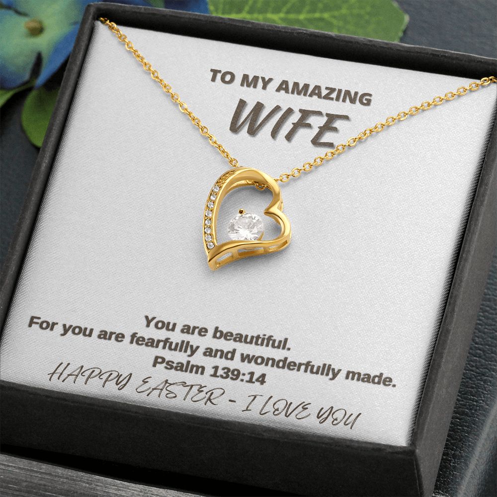To My Amazing Wife - Happy Easter - Forever Love Necklace