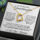To My Beautiful Granddaughter - I Love You, Grandma - Forever Love Necklace